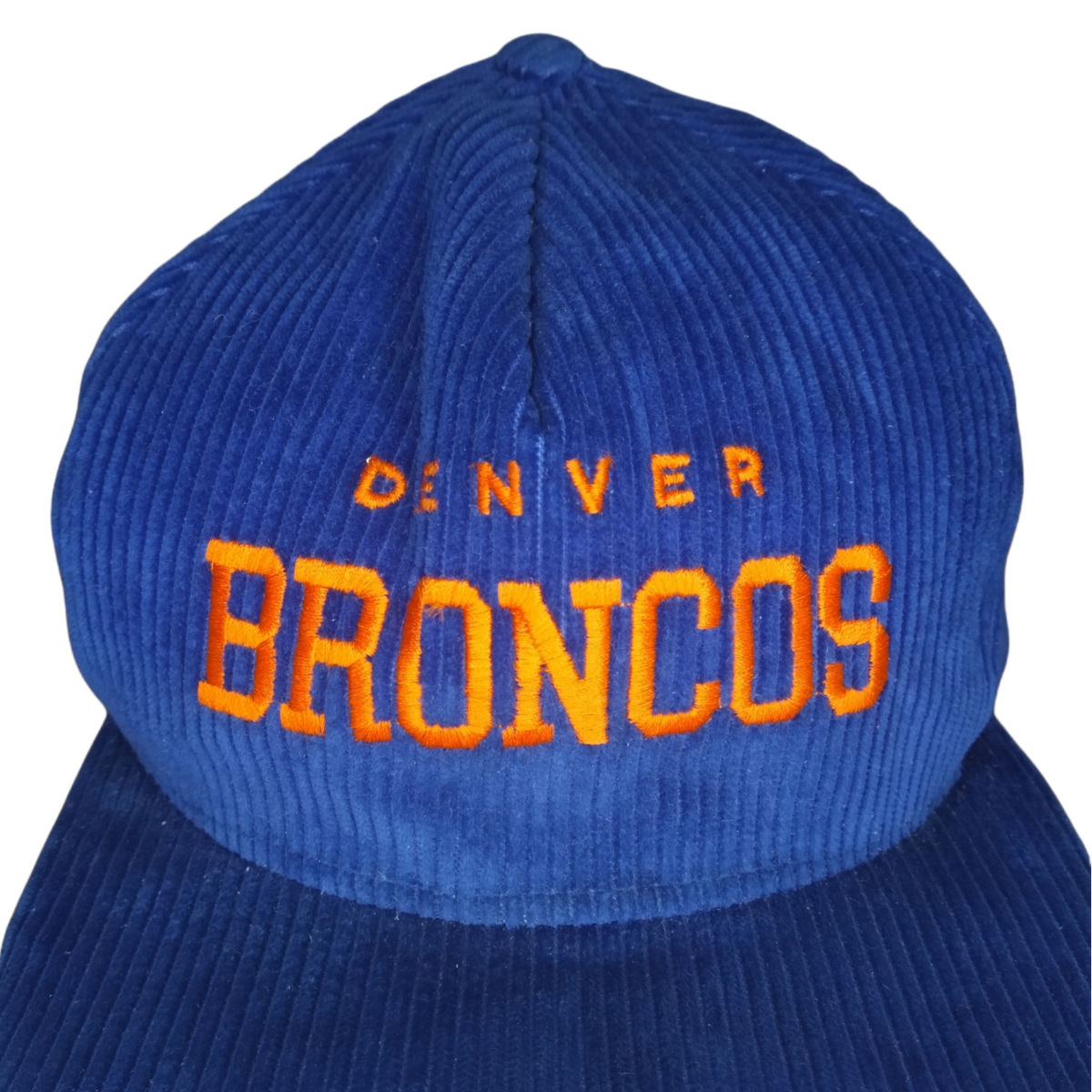 Vintage Denver Broncos Blue Corduroy Hat – Phylum Vintage