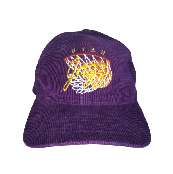 Vintage Utah Jazz Purple Corduroy Hat