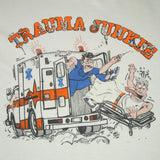 Vintage 1990 Trauma Junkie Cartoon T-shirt (M)