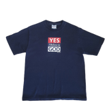 Vintage Jesus "YES I believe in GOD" T-shirt (S)