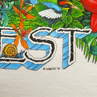 Vintage 1991 Habitat Rainforest T-shirt (S)