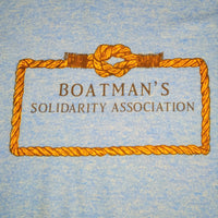 Vintage Boatman's Solidarity Association Ringer Tee (L)