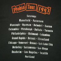 Vintage 1993 The Kinks Phobia Tour T-shirt (XL)