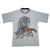 Vintage Wolf Two Tone T-shirt (M)