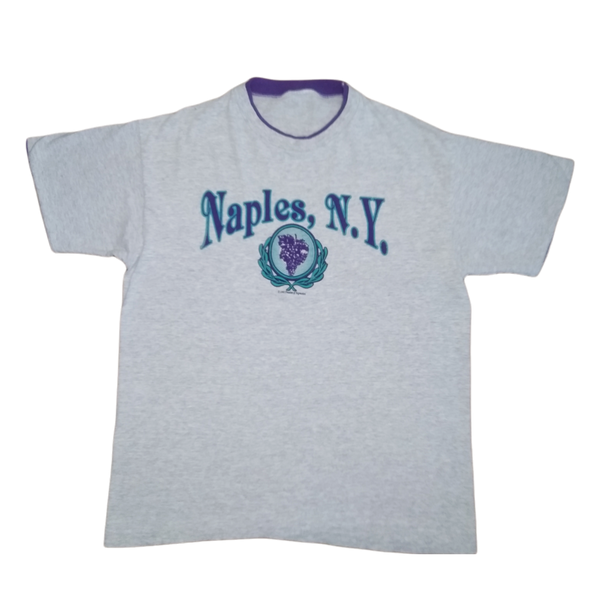 Vintage 1992 Naples N.Y. Two Tone T-shirt (L)