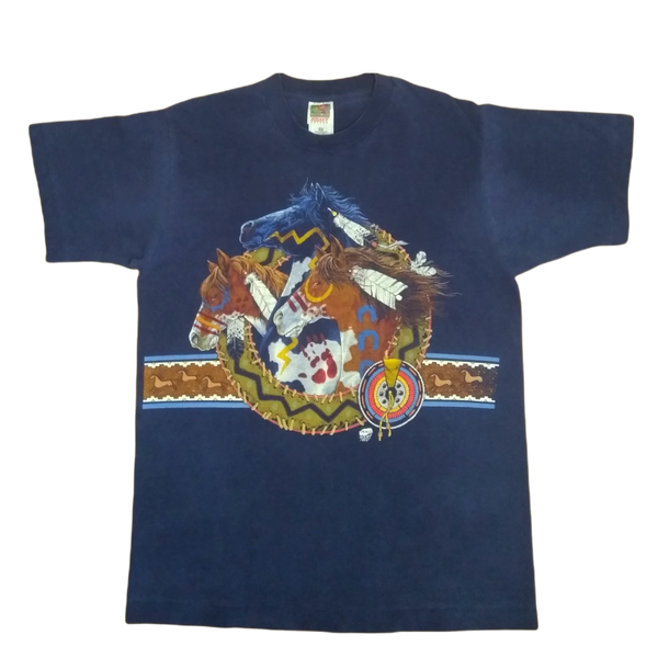 1995 Native American Horses T-shirt (M)