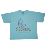 Floral Longboat Key Crop T-shirt (M)