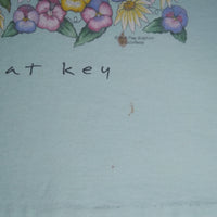 Floral Longboat Key Crop T-shirt (M)