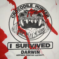 Vintage Darwin Crocodile Hunter T-shirt (S/M)