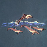 Dolphin Embroidered T-shirt (XL)