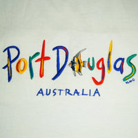 Vintage Port Douglas embroidered T-shirt (XL)