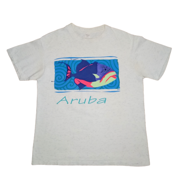 Vintage Aruba Fish T-shirt (L)