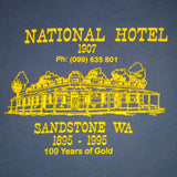 Vintage National Hotel Sandstone WA T-shirt (XL)